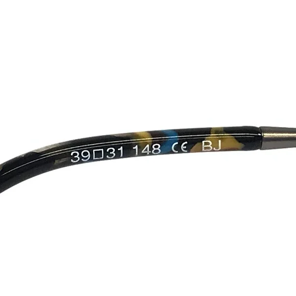 J.F. Rey Eyeglasses Frames JF3024 0051 BJ Yellow Blue Galaxy Round 39-31-148 - Picture 10 of 13